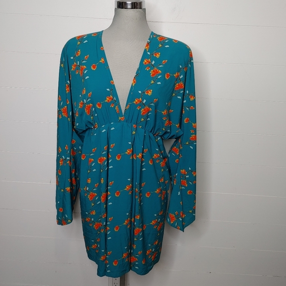 SOLD Celia Dragouni Chinese Garden dress S/M - Picture 2 of 10